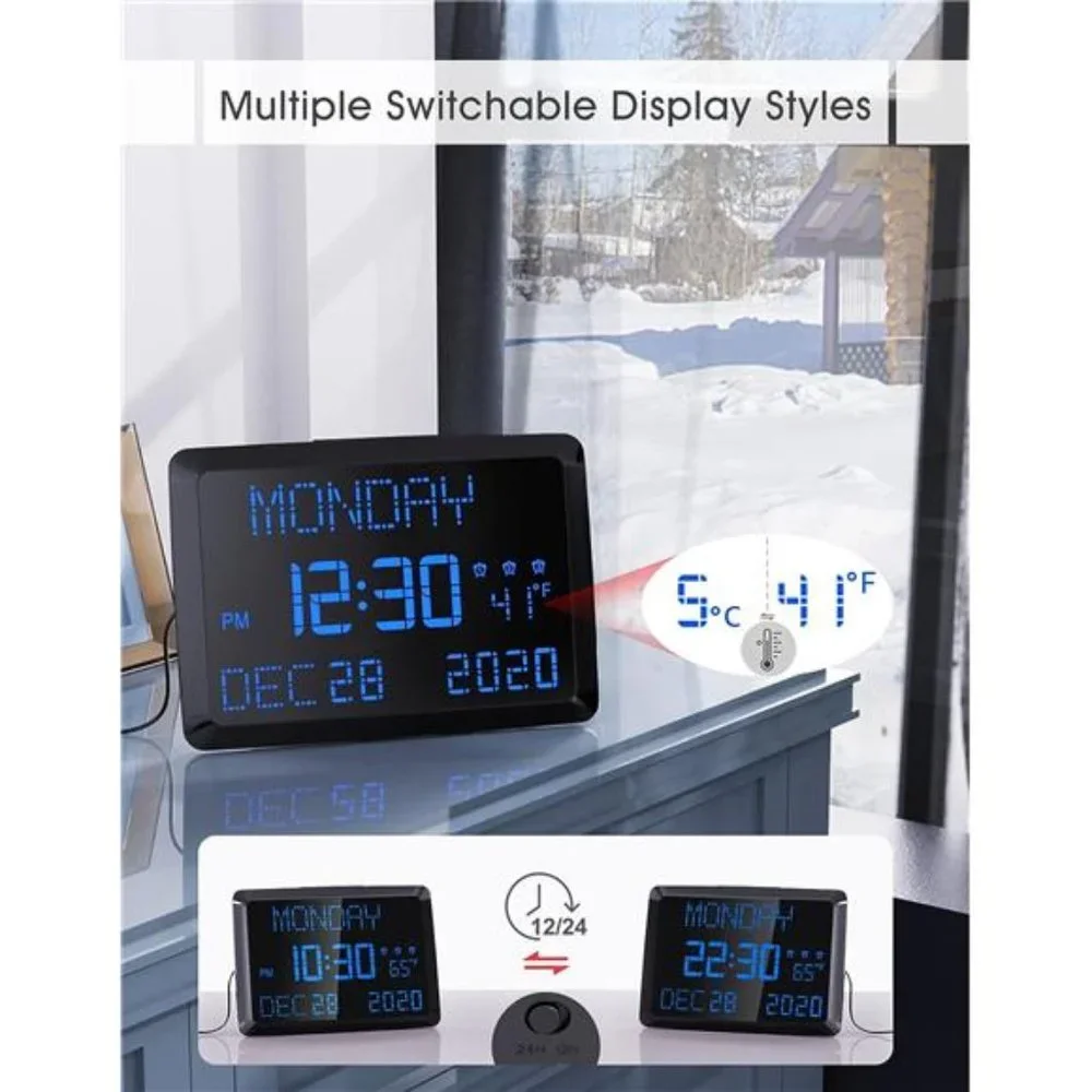 Digital Wall Clock, 11.5